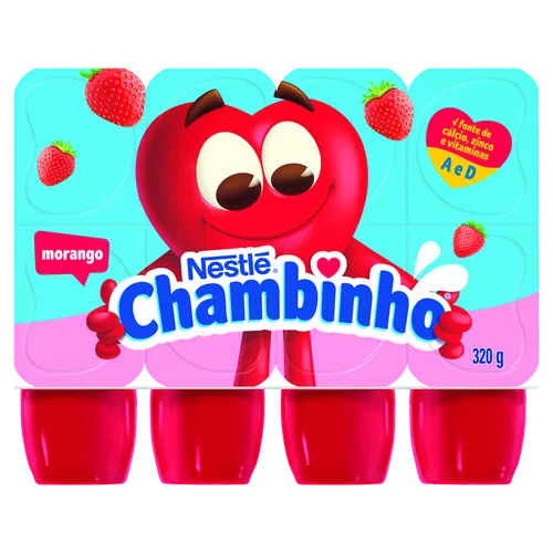 Iogurte Nestle Chambinho 320g Morango