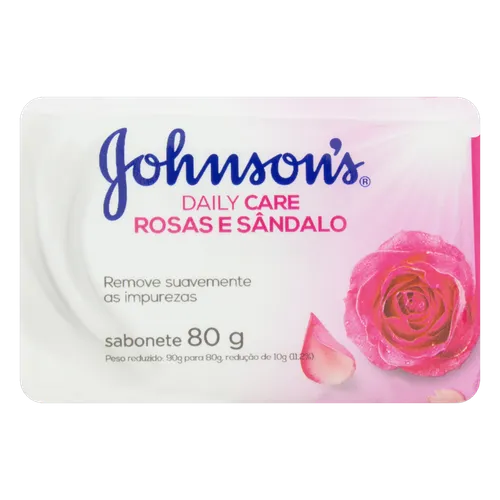 Sabonete Johnson's Rosas e Sândalo 80g