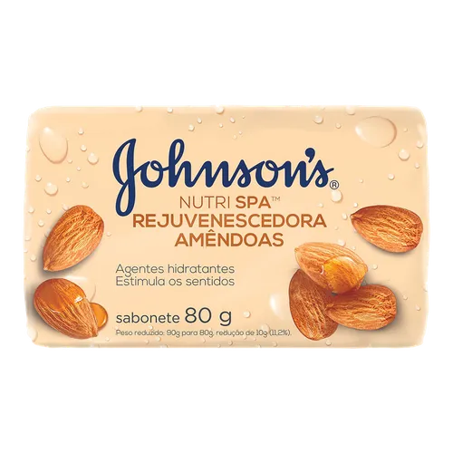 Sabonete Johnson's Amêndoas 80g