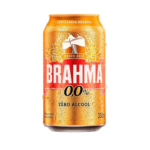 Brahma Lata 350ml S/alcool