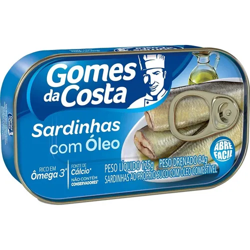 Sardinha em Óleo Gomes da Costa 84g