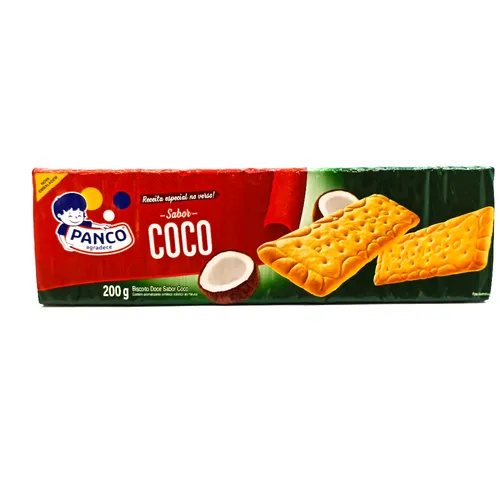 Panco Biscoito Mais Coco 200g
