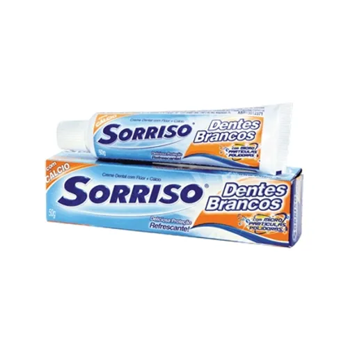 Creme Dental Sorriso Dentes Brancos 50g