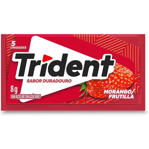 Chiclete Trident Morango