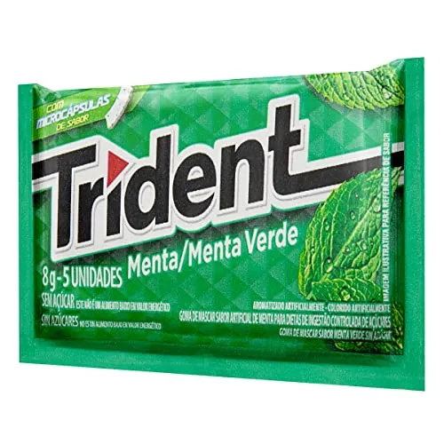 Chiclete Trident Menta Verde