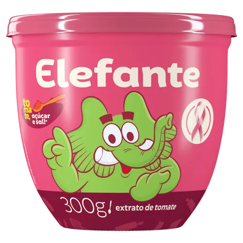 Extrato Tomate Elefante Pote 300g