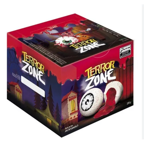 Chiclete Terror Zone Olhos