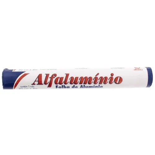 Folha de Alumínio Alfalumínio 45cm X 4m