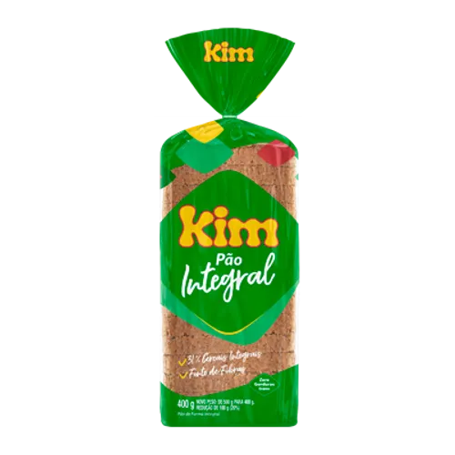 Pão Kim Integral 400g