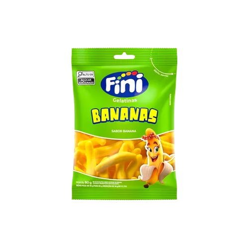 Gomas Gel 100g Bananas Fini