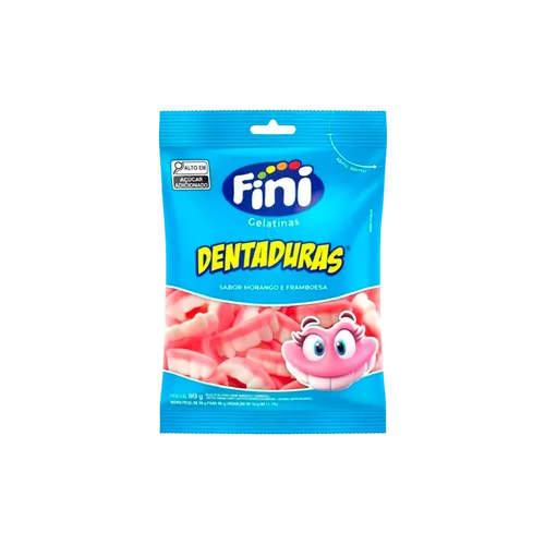 Balas de Gelatina Fini Dentaduras 100g