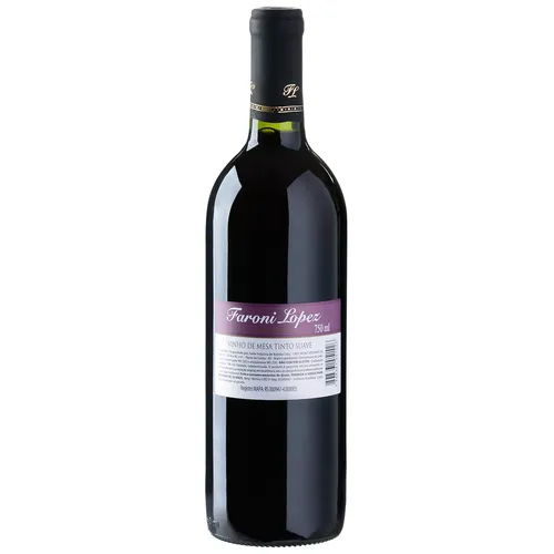 Vinho Faroni Lopes Suave Tinto 750ml