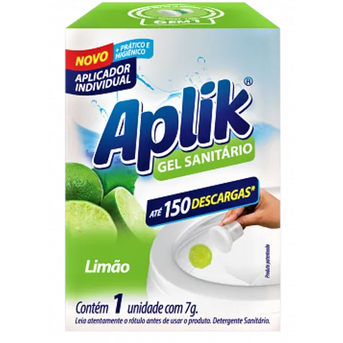 Gel Adesivo Sanitário Aplik Limão 7g