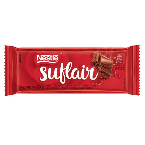 Chocolate Nestle Suflair Ao Leite 50g